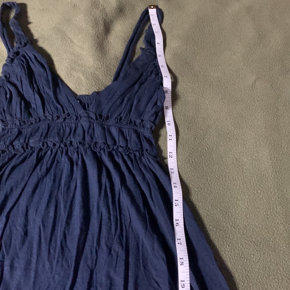 Lucy Love navy blue dress.  Size medium - Picture 9 of 10